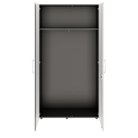 PRO Armoire de vestiaire | 5 oh, 800 - 1000 x 1880 mm, Soft -Close, graphite / blanc