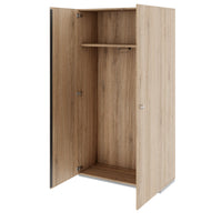 PRO Cloakroom cabinet | 5 Oh, 800 - 1000 x 1880 mm, soft -close, natural oak