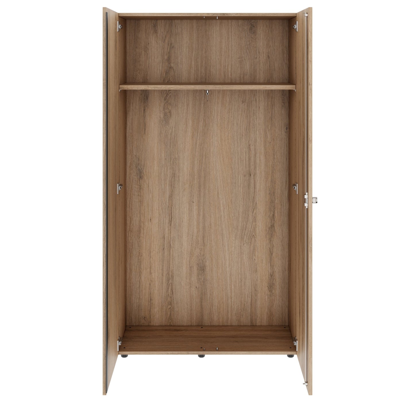 PRO Cloakroom cabinet | 5 Oh, 800 - 1000 x 1880 mm, soft -close, natural oak