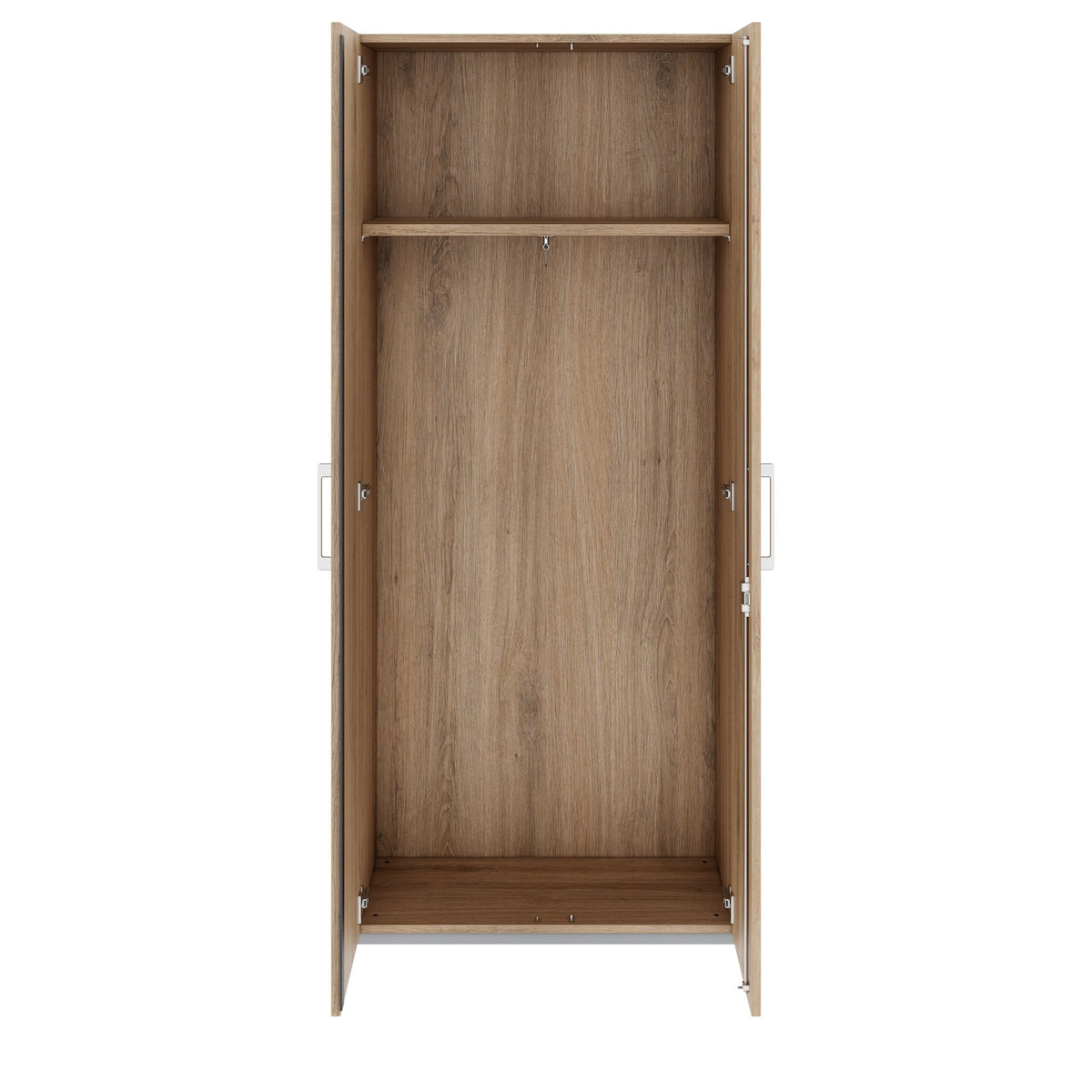 PRO Garderobenschrank | 5 OH, 800 - 1000 x 1880 mm, Soft-Close, Natureiche - 3 Lightbox Main Image