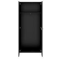 PRO Gabinetto di Cloakroom | 5 OH, 800 - 1000 x 1880 mm, morbido, nero