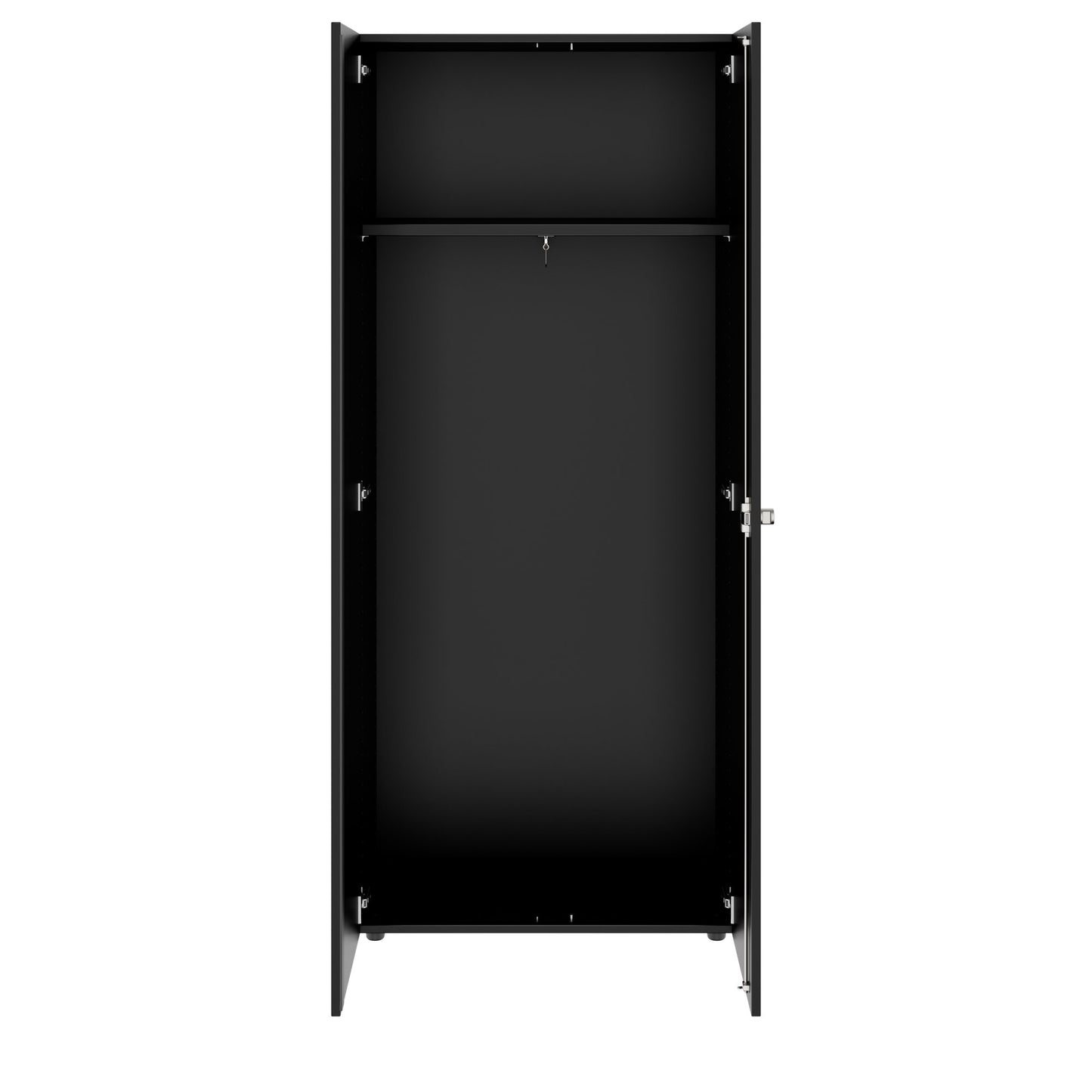 PRO Gabinetto di Cloakroom | 5 OH, 800 - 1000 x 1880 mm, morbido, nero