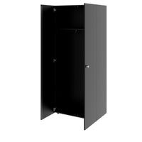 PRO Gabinetto di Cloakroom | 5 OH, 800 - 1000 x 1880 mm, morbido, nero