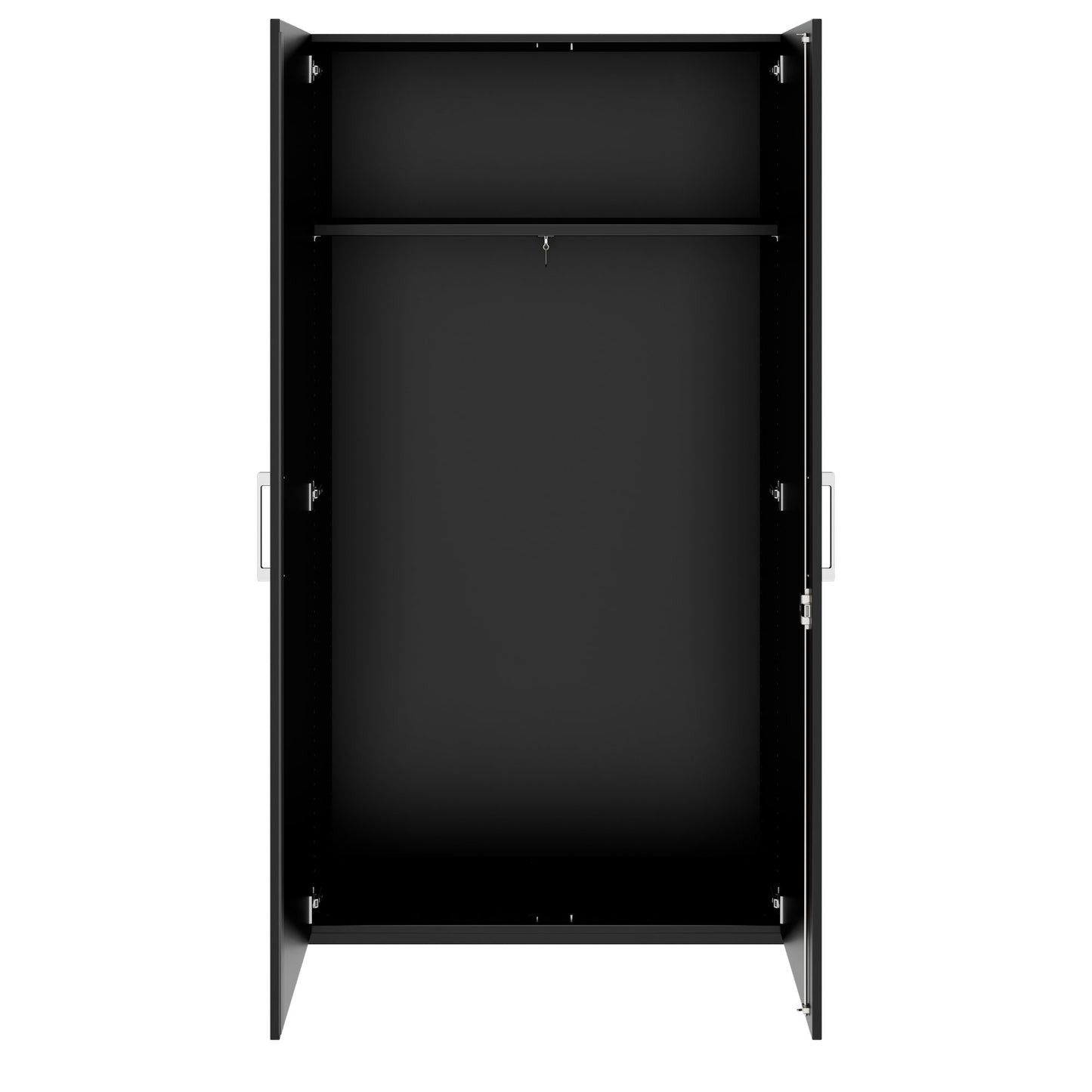 PRO Gabinetto di Cloakroom | 5 OH, 800 - 1000 x 1880 mm, morbido, nero