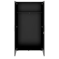 PRO Gabinetto di Cloakroom | 5 OH, 800 - 1000 x 1880 mm, morbido, nero