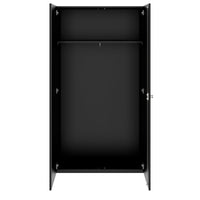 PRO Gabinetto di Cloakroom | 5 OH, 800 - 1000 x 1880 mm, morbido, nero