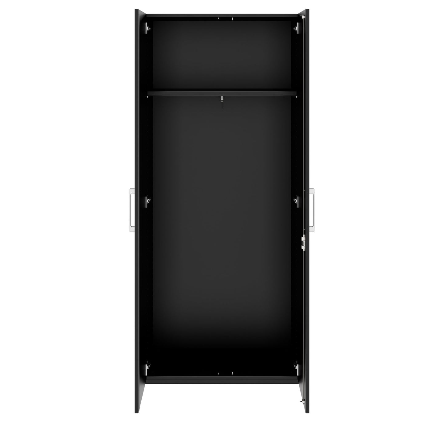 PRO Gabinetto di Cloakroom | 5 OH, 800 - 1000 x 1880 mm, morbido, nero