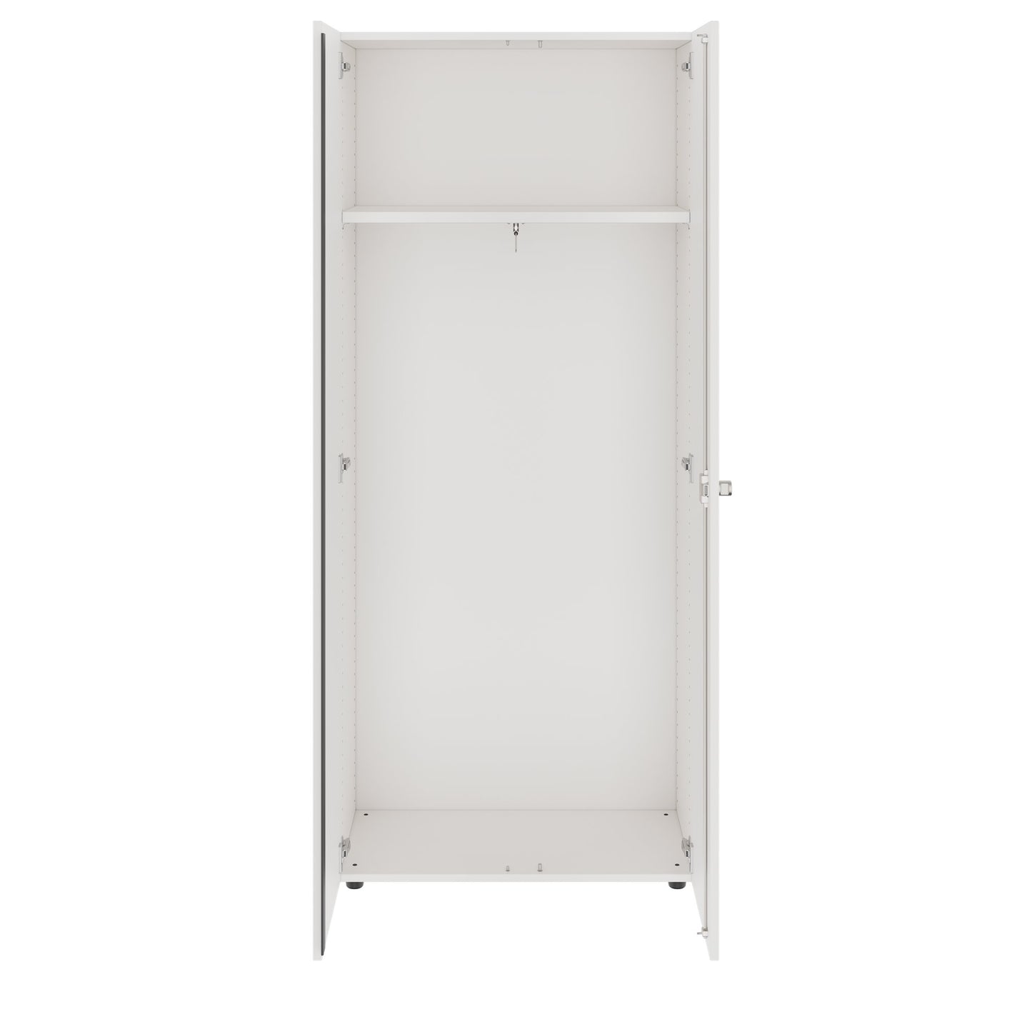 PRO Gabinetto di Cloakroom | 5 OH, 800 - 1000 x 1880 mm, morbido, bianco