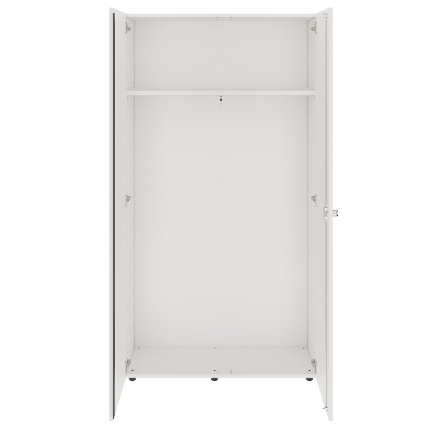 PRO Gabinetto di Cloakroom | 5 OH, 800 - 1000 x 1880 mm, morbido, bianco