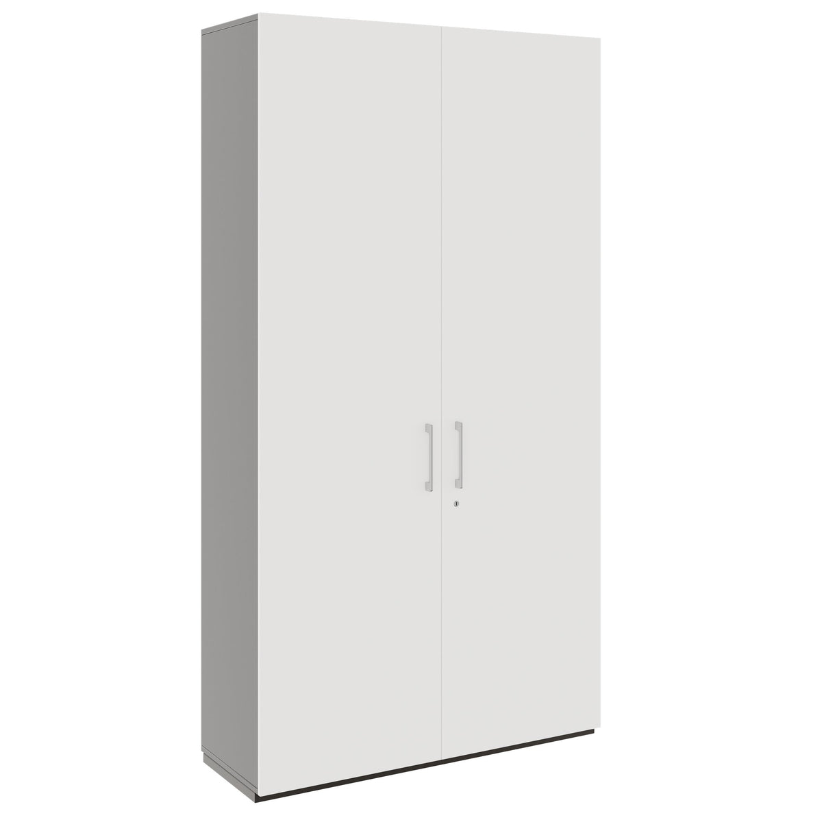 PRO Garderobenschrank | 6 OH, 1200 x 2250 mm, mit Regal, Soft-Close, Graphit / Weiß - 1 Lightbox Main Image