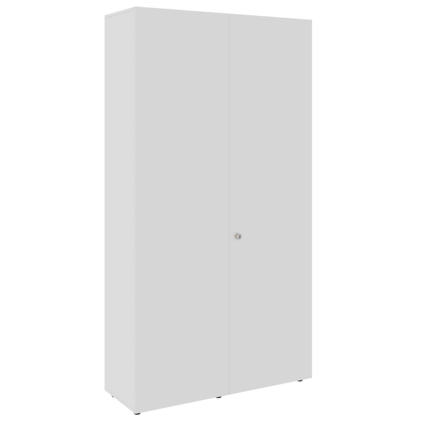 PRO Garderobenschrank | 6 OH, 1200 x 2250 mm, mit Regal, Soft-Close, Grau