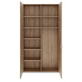 PRO Armoire vestiaire | 6 OH, 1200 x 2250 mm, avec étagère, fermeture amortie, chêne naturel  - 3 Thumbnail Image