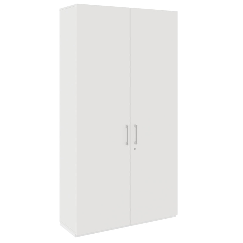 PRO Gabinetto di Cloakroom | 6 OH, 1200 x 2250 mm, con scaffale, morbido, bianco