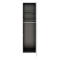 PRO Armoire de vestiaire | 6 oh, 400 - 600 x 2250 mm, soft -close, graphite / blanc