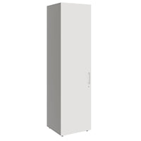 PRO Armoire de vestiaire | 6 oh, 400 - 600 x 2250 mm, soft -close, graphite / blanc