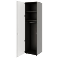 PRO Armoire de vestiaire | 6 oh, 400 - 600 x 2250 mm, soft -close, graphite / blanc