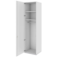 PRO Armoire de vestiaire | 6 oh, 400 - 600 x 2250 mm, soft -close, gris