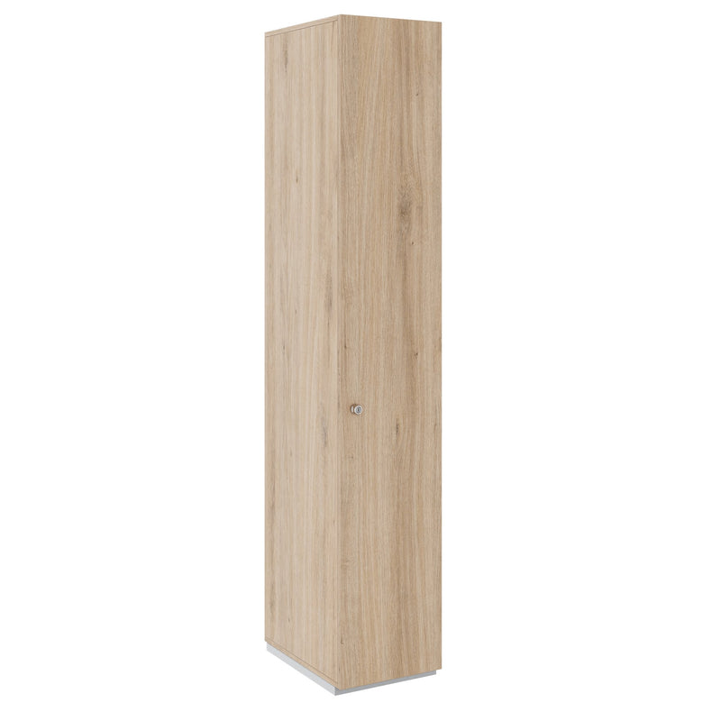 PRO Garderobenschrank | 6 OH, 400 - 600 x 2250 mm, Soft-Close, Natureiche - 1 Main Image