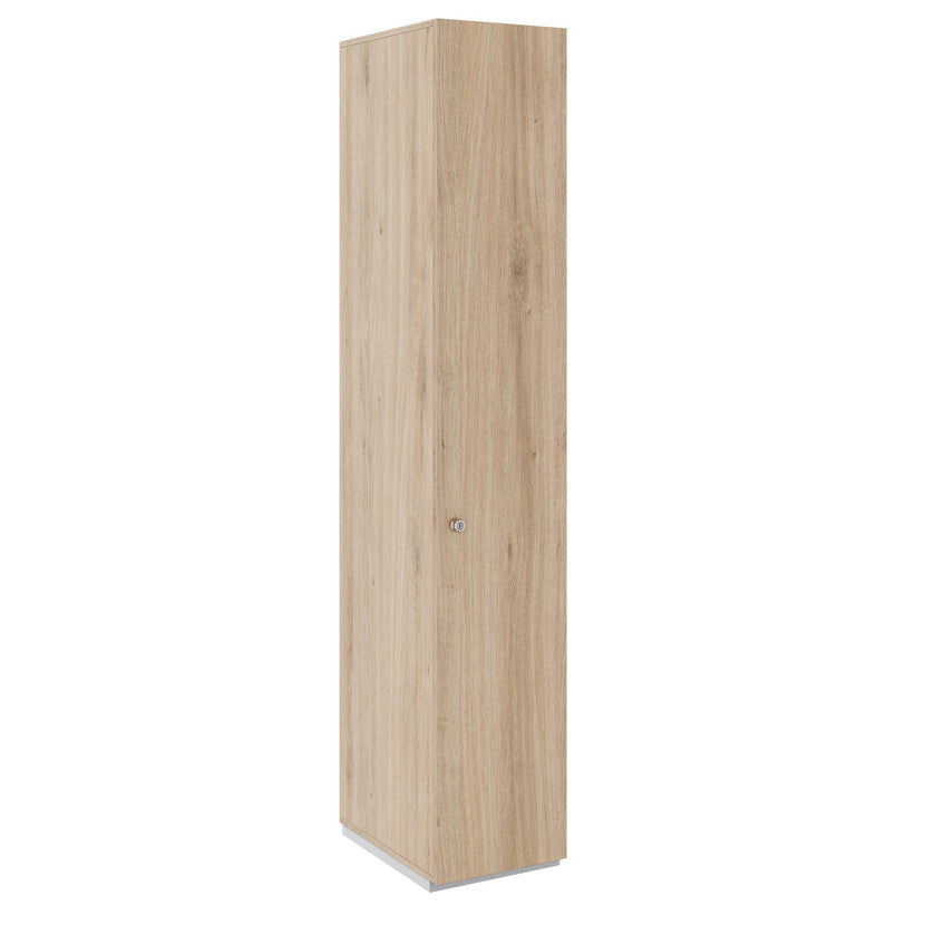 PRO Cloakroom cabinet | 6 Oh, 400 - 600 x 2250 mm, soft -close, natural area