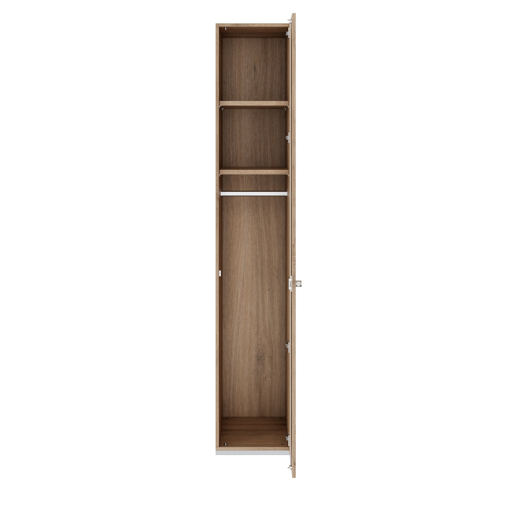 PRO Cloakroom cabinet | 6 Oh, 400 - 600 x 2250 mm, soft -close, natural area