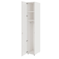 PRO Armoire de vestiaire | 6 oh, 400 - 600 x 2250 mm, Soft -Close, blanc