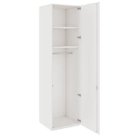 PRO Armoire de vestiaire | 6 oh, 400 - 600 x 2250 mm, Soft -Close, blanc