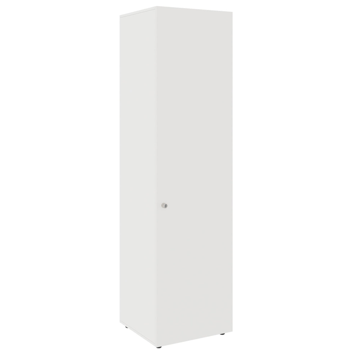 PRO Garderobenschrank | 6 OH, 400 - 600 x 2250 mm, Soft-Close, Weiß - 1 Lightbox Main Image