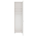 PRO Garderobenschrank | 6 OH, 400 - 600 x 2250 mm, Soft-Close, Weiß - 3 Thumbnail Image