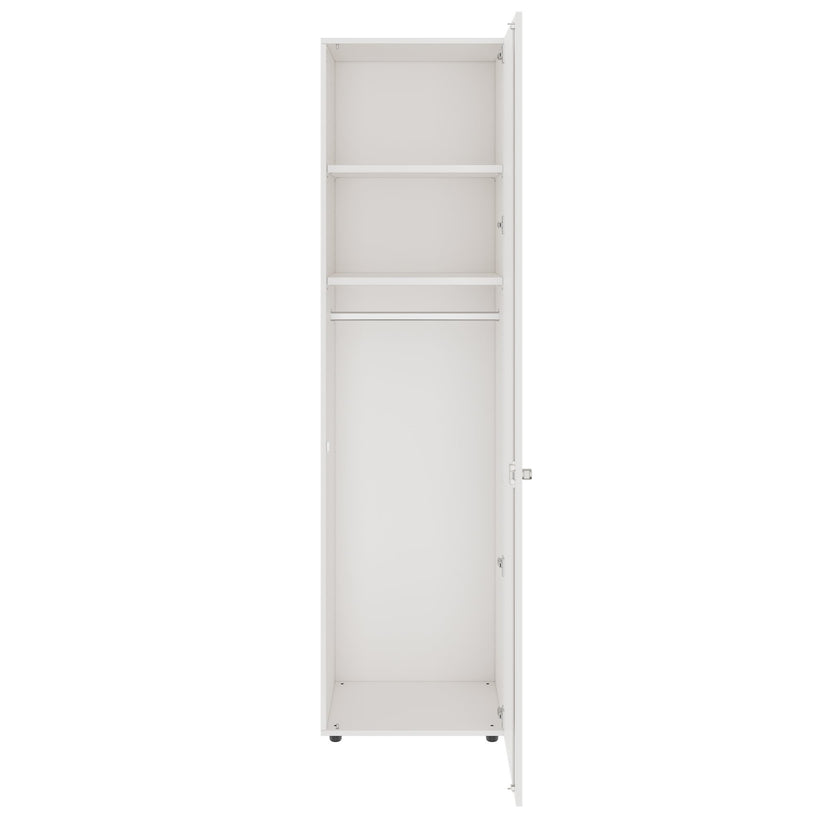PRO Gabinetto di Cloakroom | 6 OH, 400 - 600 x 2250 mm, morbido, bianco