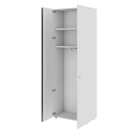 PRO Cloakroom cabinet | 6 Oh, 800 - 1000 x 2250 mm, soft -close, gray