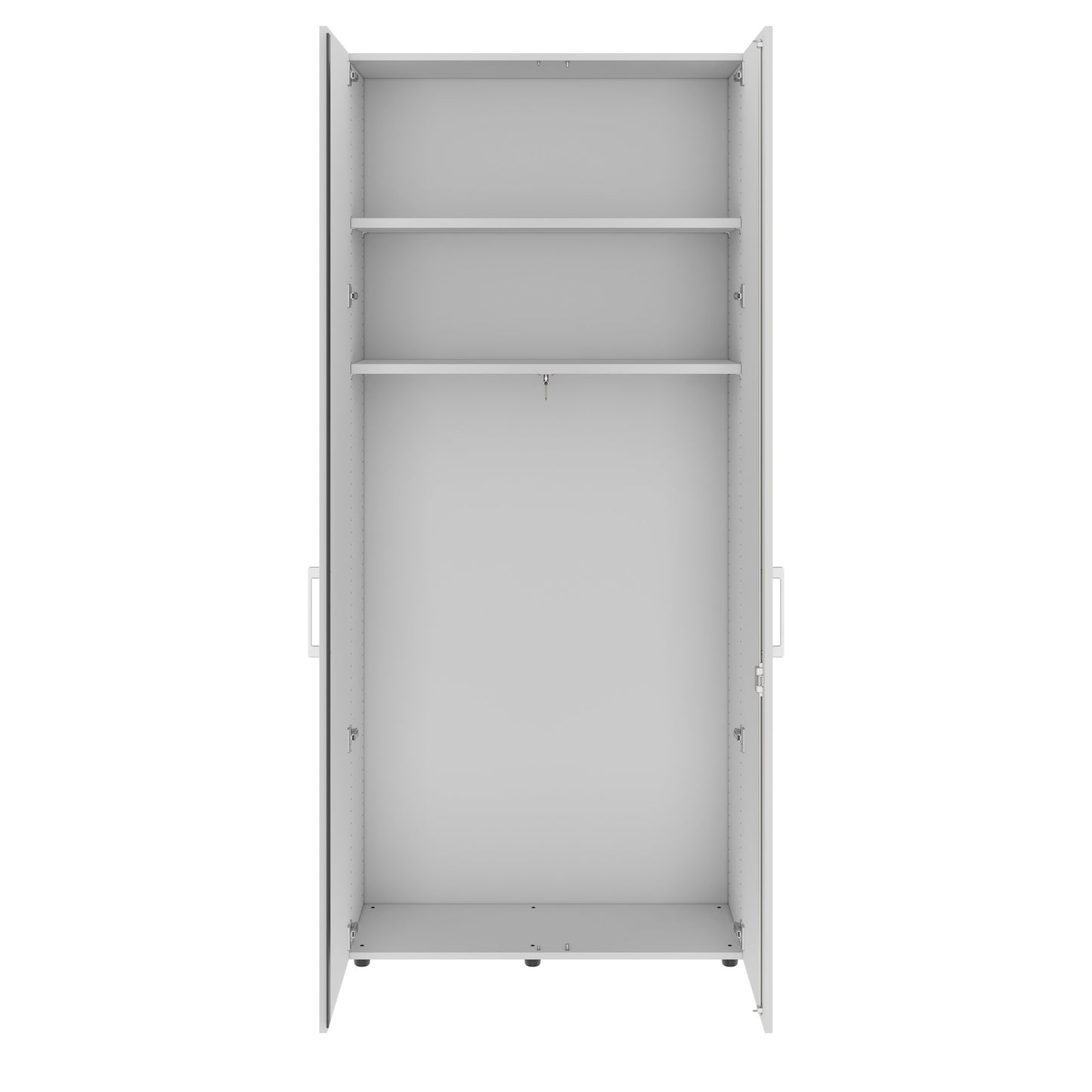 PRO Cloakroom cabinet | 6 Oh, 800 - 1000 x 2250 mm, soft -close, gray