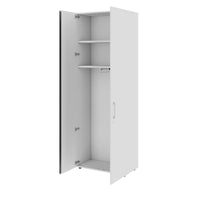 PRO Cloakroom cabinet | 6 Oh, 800 - 1000 x 2250 mm, soft -close, gray