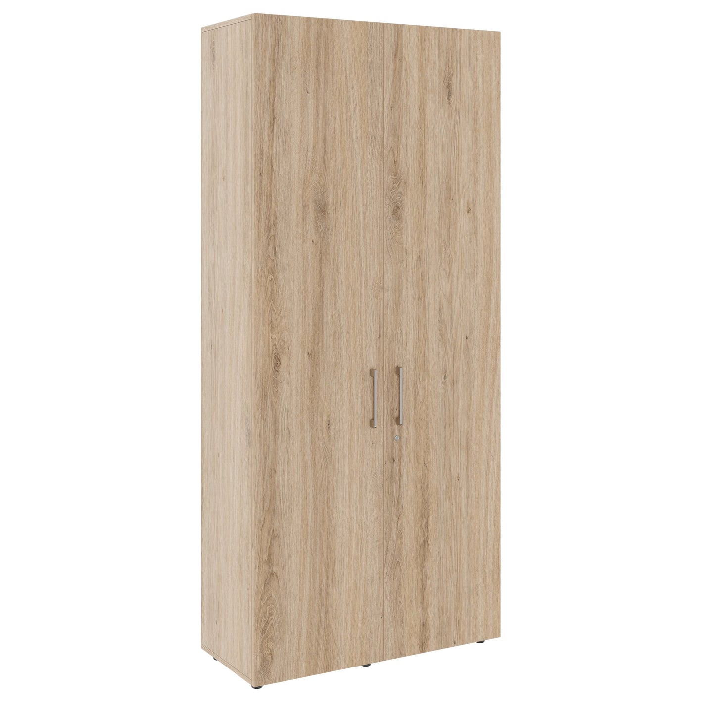 PRO Cloakroom cabinet | 6 Oh, 800 - 1000 x 2250 mm, soft -close, natural oak