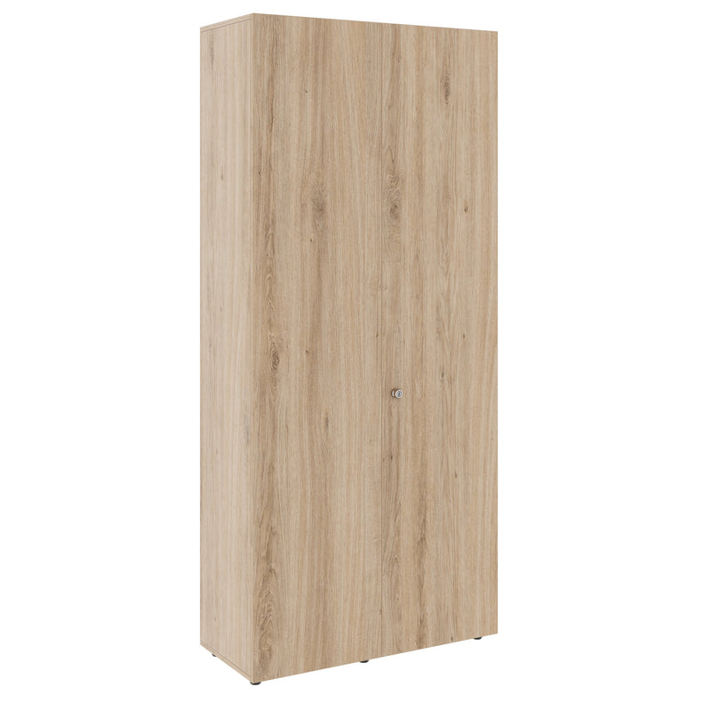 PRO Armoire vestiaire | 6 OH, 800 - 1000 x 2250 mm, fermeture en douceur, chêne naturel  - 1 Main Image