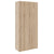 PRO Cloakroom cabinet | 6 Oh, 800 - 1000 x 2250 mm, soft -close, natural oak