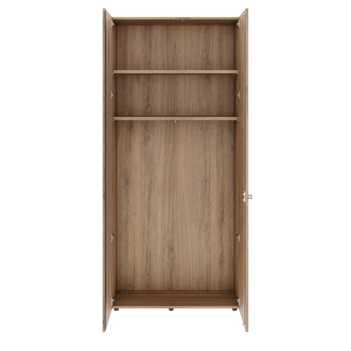 PRO Armoire vestiaire | 6 OH, 800 - 1000 x 2250 mm, fermeture en douceur, chêne naturel  - 3 Lightbox Main Image