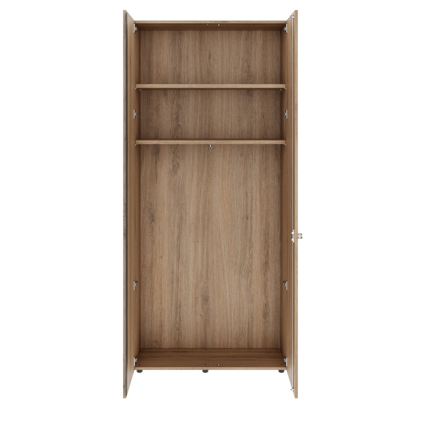 PRO Cloakroom cabinet | 6 Oh, 800 - 1000 x 2250 mm, soft -close, natural oak