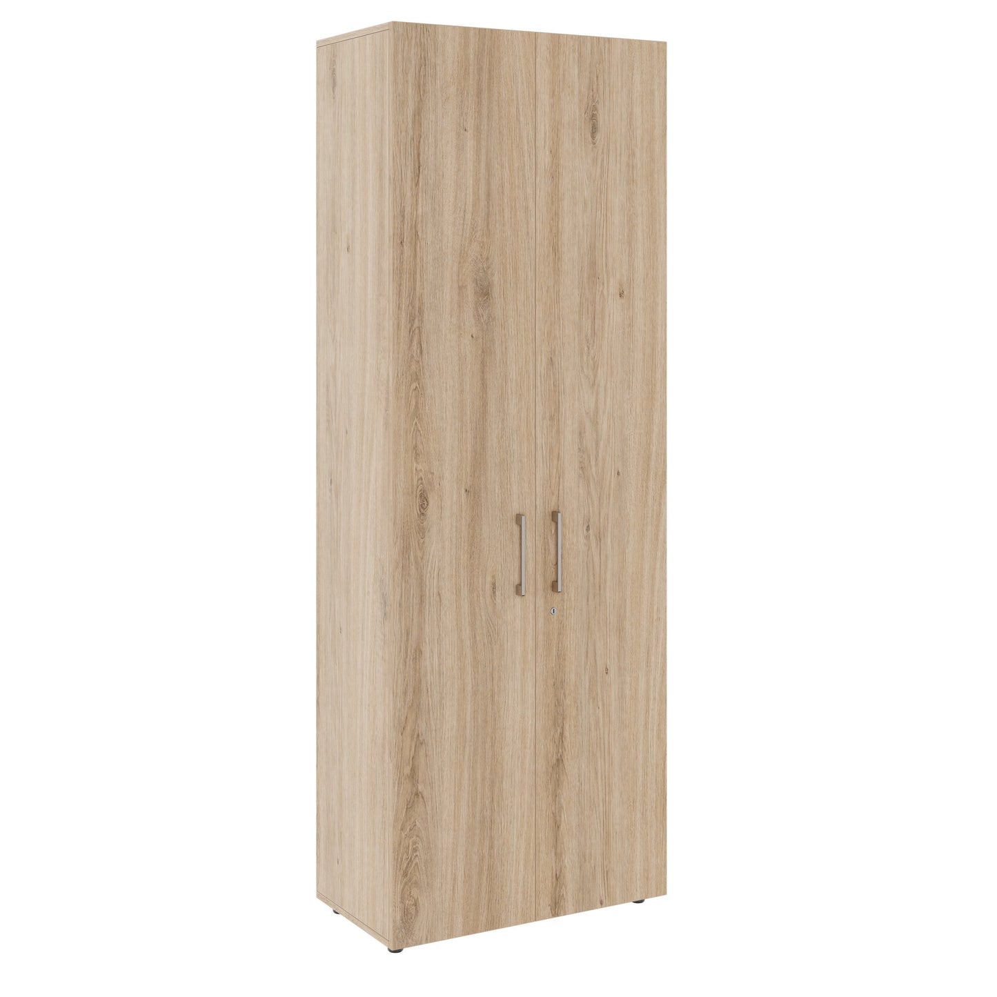 PRO Cloakroom cabinet | 6 Oh, 800 - 1000 x 2250 mm, soft -close, natural oak