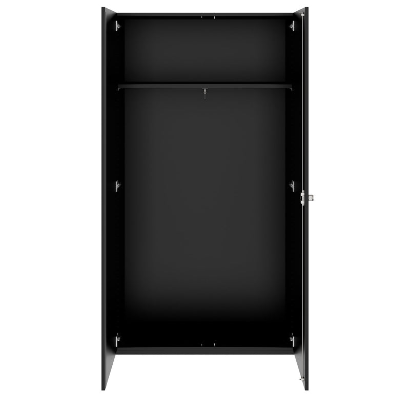 PRO Gabinetto di Cloakroom | 6 OH, 800 - 1000 x 2250 mm, morbido, nero - 3 Main Image
