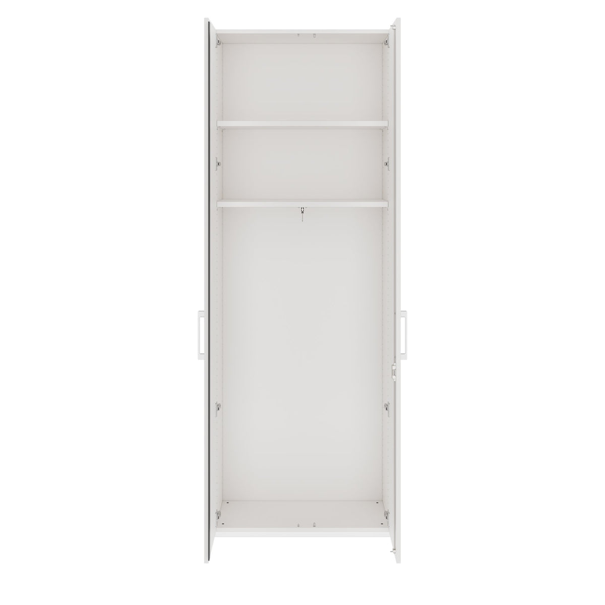 PRO Armoire vestiaire | 6 OH, 800 - 1000 x 2250 mm, fermeture douce, blanc  - 3 Lightbox Main Image