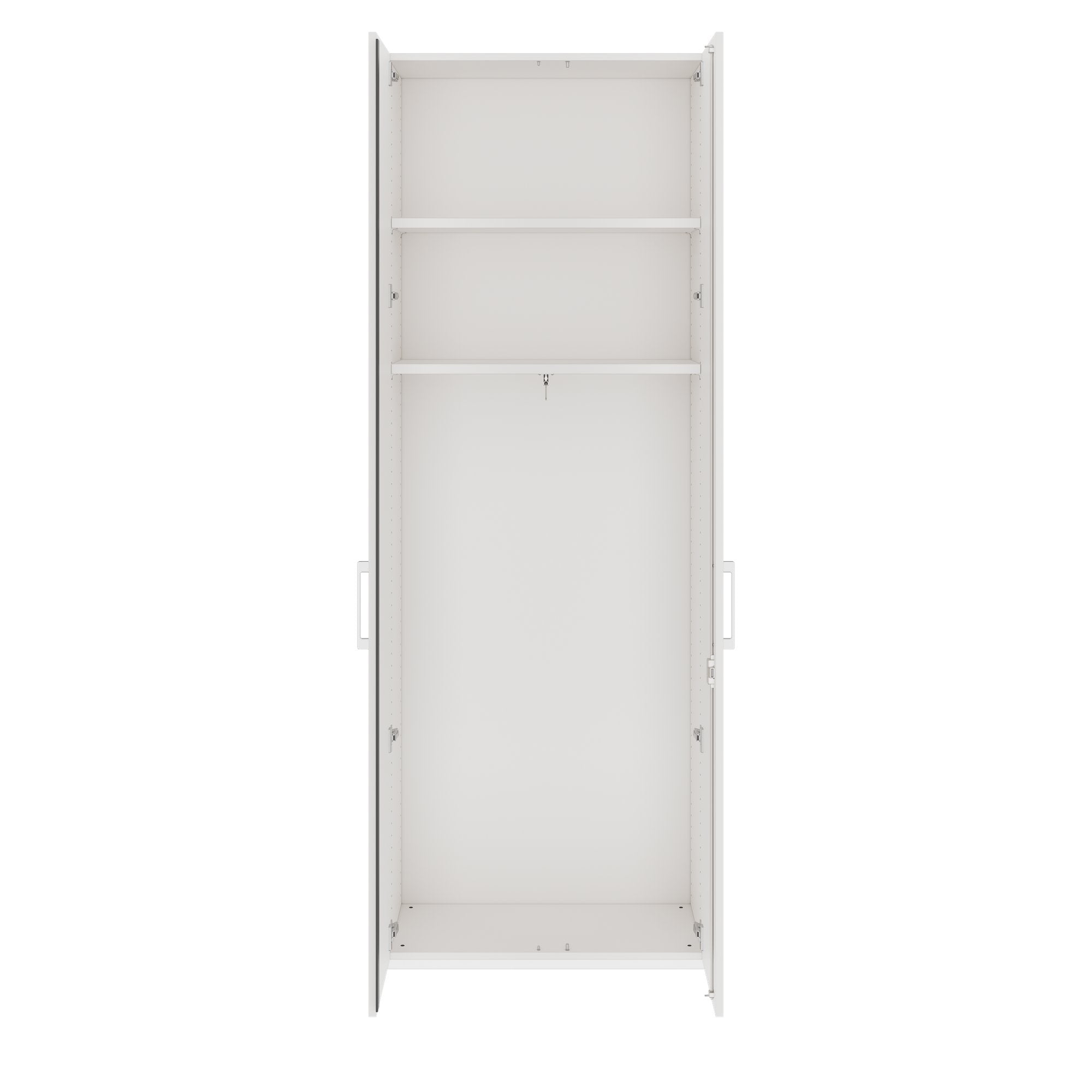 PRO Gabinetto di Cloakroom | 6 OH, 800 - 1000 x 2250 mm, morbido, bianco