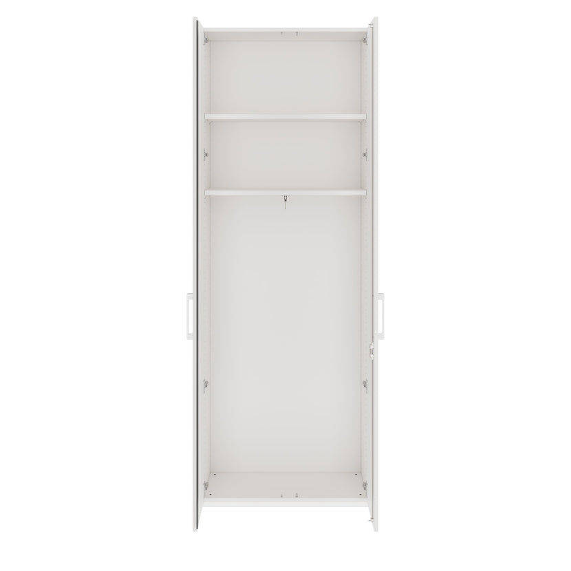 PRO Gabinetto di Cloakroom | 6 OH, 800 - 1000 x 2250 mm, morbido, bianco