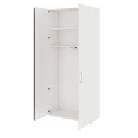 PRO Cloakroom cabinet | 6 Oh, 800 - 1000 x 2250 mm, soft -close, white