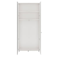 PRO Cloakroom cabinet | 6 Oh, 800 - 1000 x 2250 mm, soft -close, white