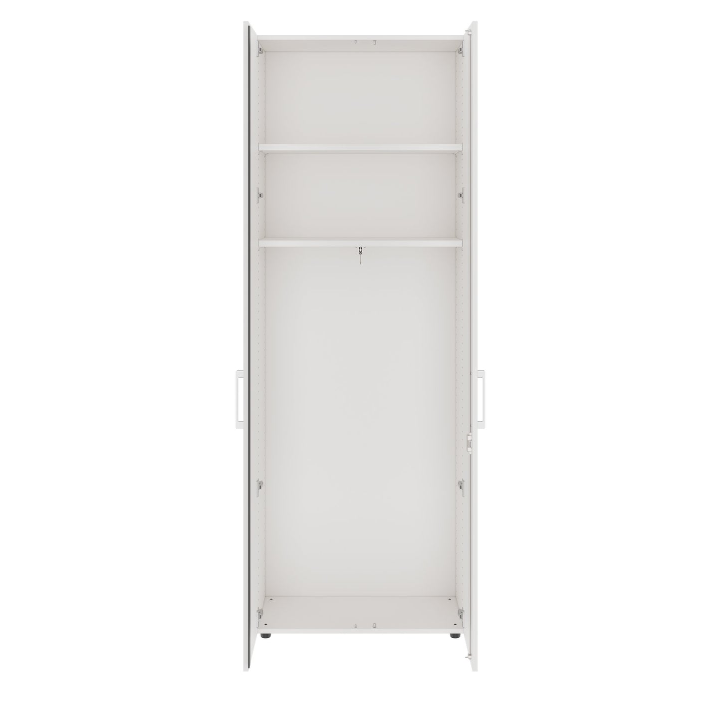 PRO Cloakroom cabinet | 6 Oh, 800 - 1000 x 2250 mm, soft -close, white