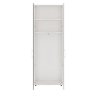 PRO Cloakroom cabinet | 6 Oh, 800 - 1000 x 2250 mm, soft -close, white