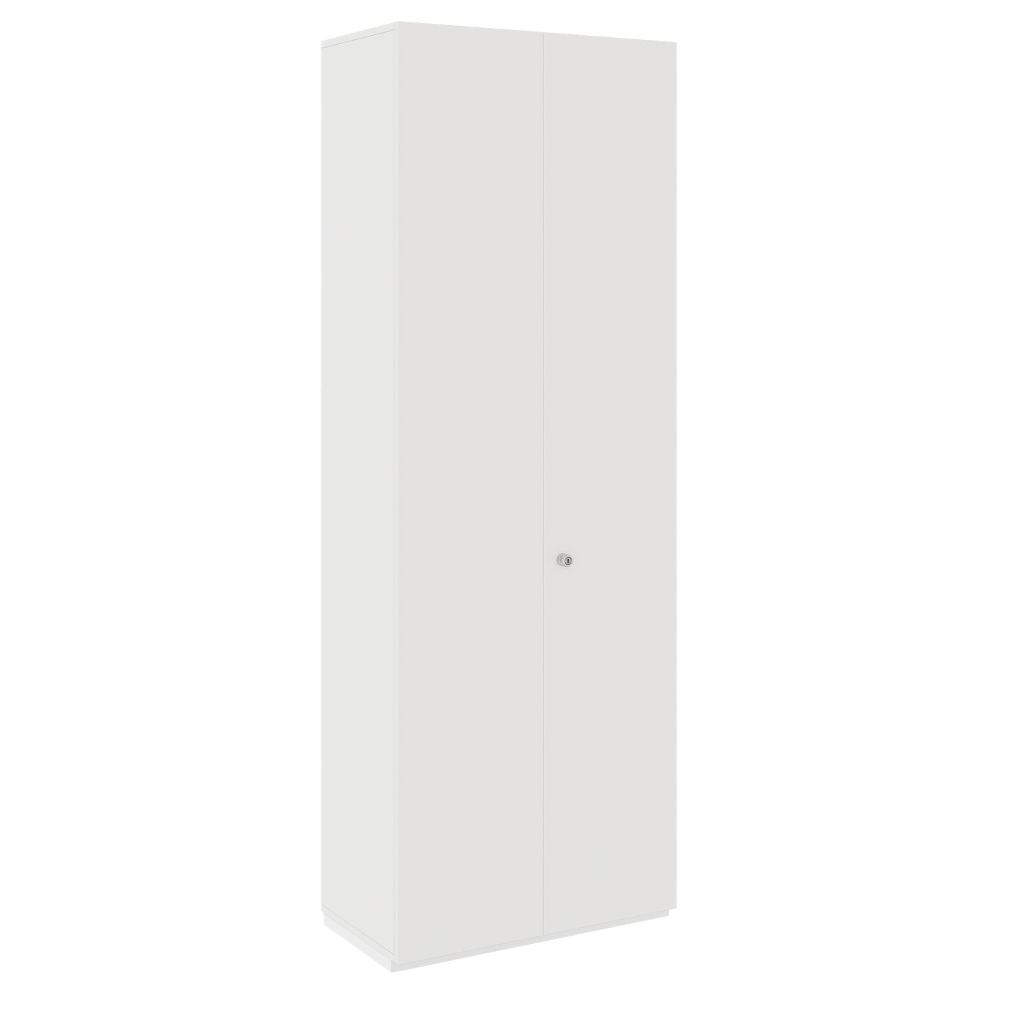 PRO Cloakroom cabinet | 6 Oh, 800 - 1000 x 2250 mm, soft -close, white