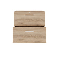 PRO Topping register cabinet | 2 Oh, 800 x 770 mm, glued corpus, natural oak