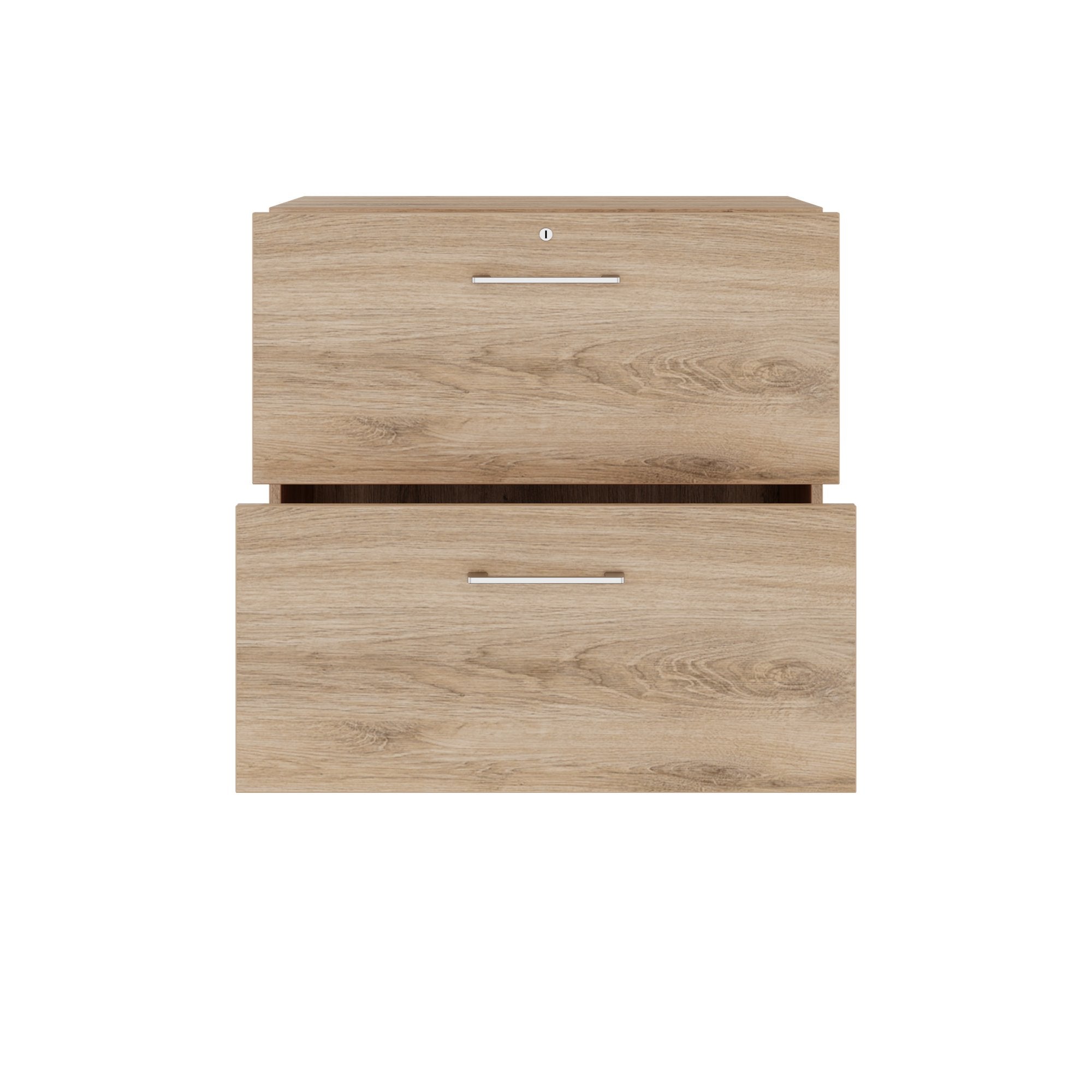 PRO Topping register cabinet | 2 Oh, 800 x 770 mm, glued corpus, natural oak