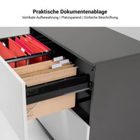 PRO Hängeregisterschrank | 2 OH, 800 x 770 mm, verleimter Korpus, Schwarz